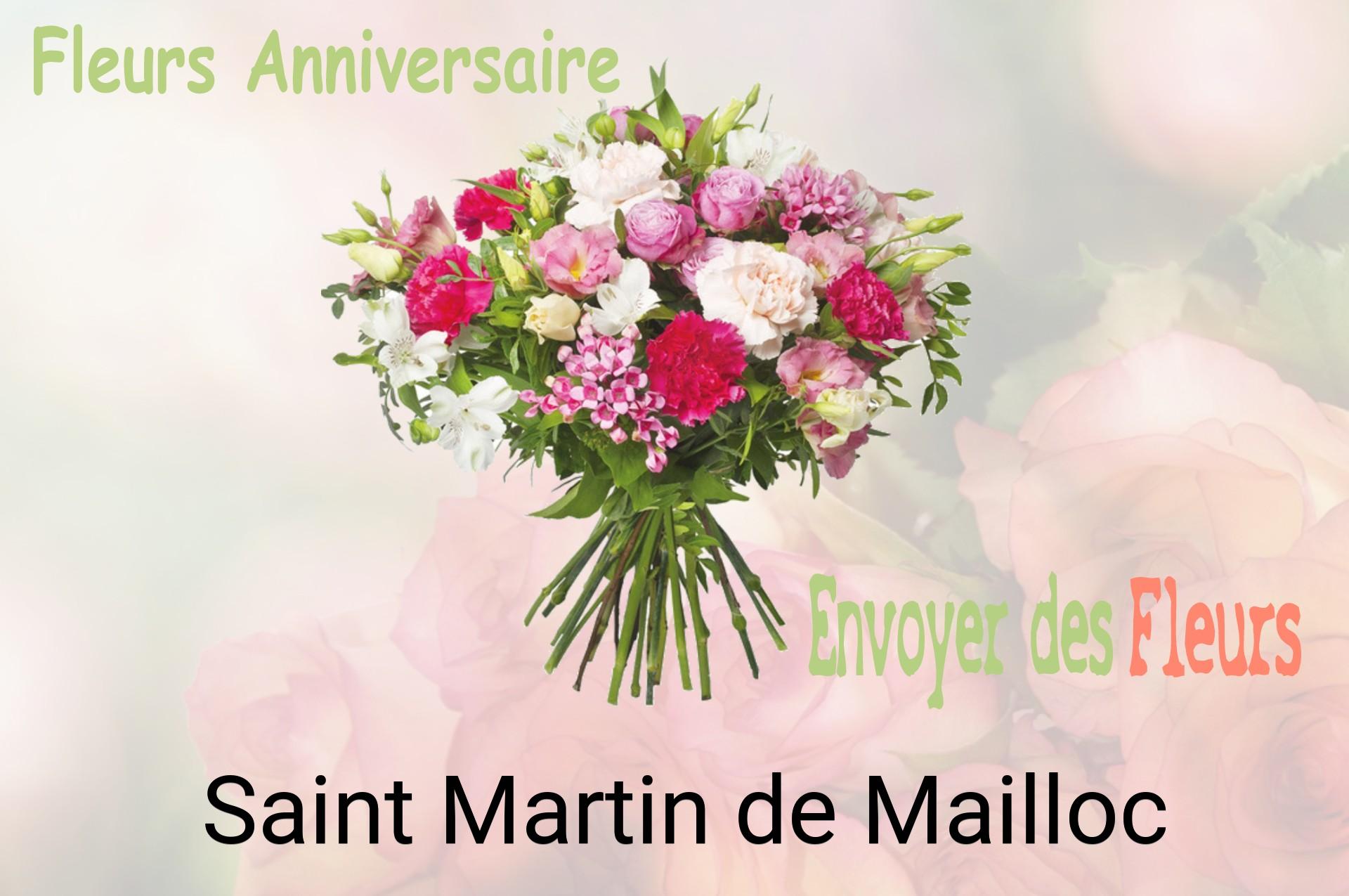 Bouquet de fleurs d’anniversaire livré à Saint-Martin-de-Mailloc