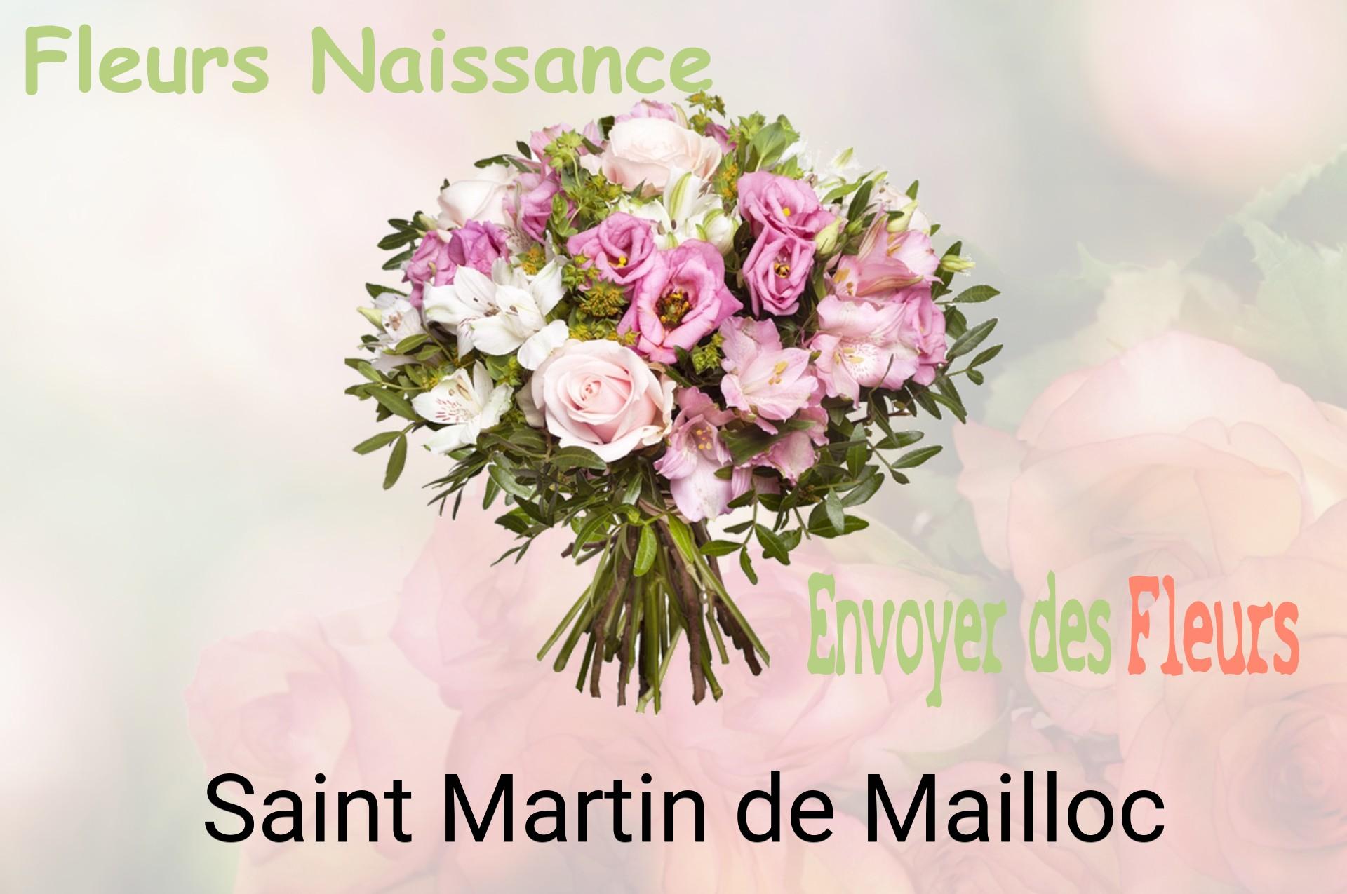 Bouquet de fleurs de naissance livré à Saint-Martin-de-Mailloc